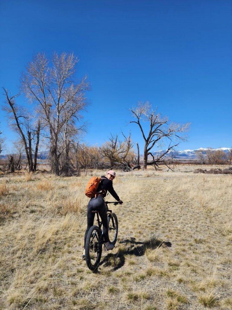 warm springs ponds bike ride in anaconda mt